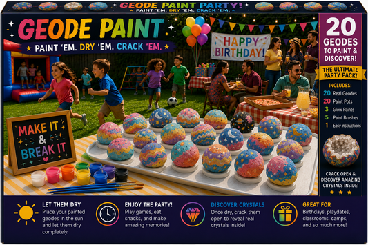 Earth Blings Geode Party - Party Pack